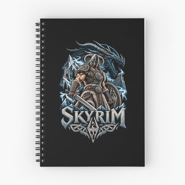 Item preview, Skyrim Dragonborn Nordic Warrior Dragon Fantasy designed and sold by Pandaburba.
