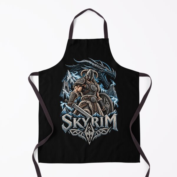 Item preview, Skyrim Dragonborn Nordic Warrior Dragon Fantasy designed and sold by Pandaburba.