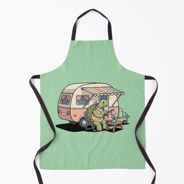 Item preview, Turtle With A Vintage Camper Shell designed and sold by Rare By Hero.
