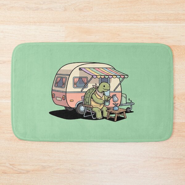 Item preview, Turtle With A Vintage Camper Shell designed and sold by Rare By Hero.