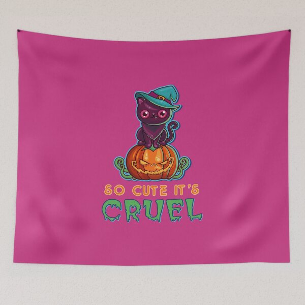 Item preview, Cute It’s Cruel (on Fuchsia) designed and sold by PawsitiveMum3.