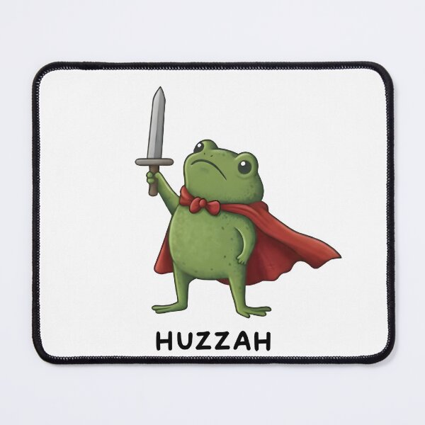 Item preview, Huzzah Hero Frog with Sword and Cape designed and sold by HALONproducts.