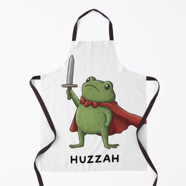 Item preview, Huzzah Hero Frog with Sword and Cape designed and sold by HALONproducts.
