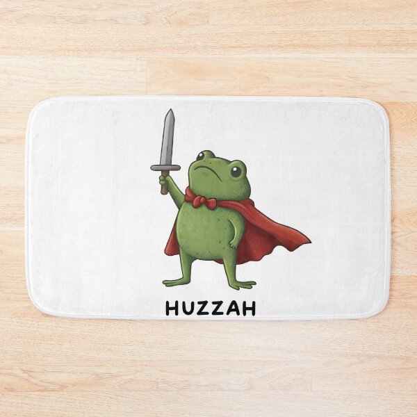 Item preview, Huzzah Hero Frog with Sword and Cape designed and sold by HALONproducts.