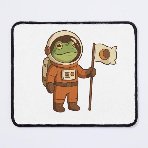 Item preview, Cute Astronaut Frog Illustration designed and sold by didiiii74210.