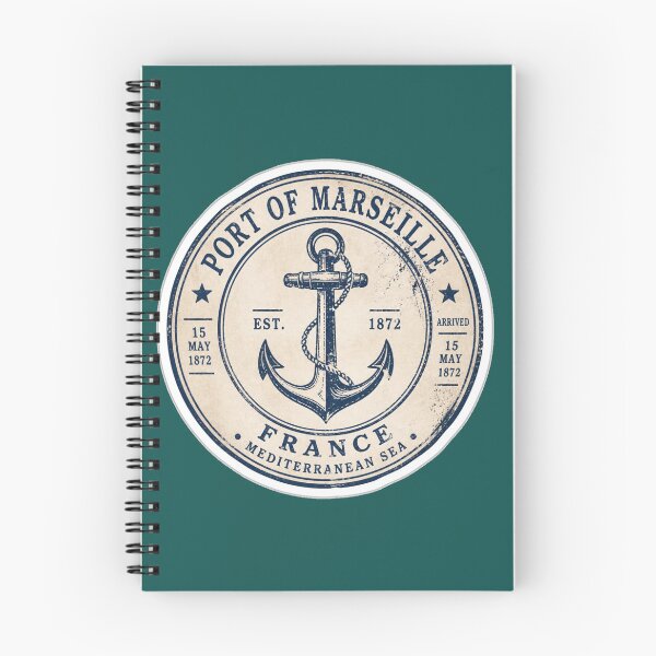 Item preview, Port Of Marseille Vintage Nautical Anchor designed and sold by MargaretPolanco.