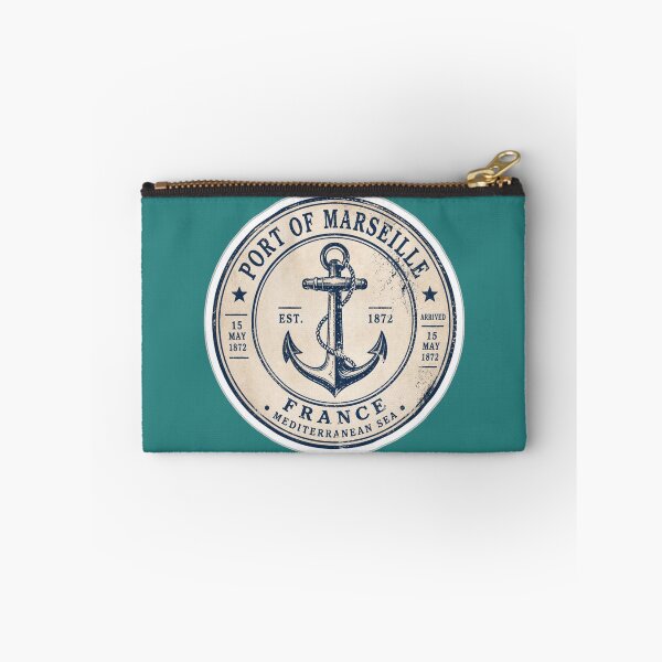 Item preview, Port Of Marseille Vintage Nautical Anchor designed and sold by MargaretPolanco.