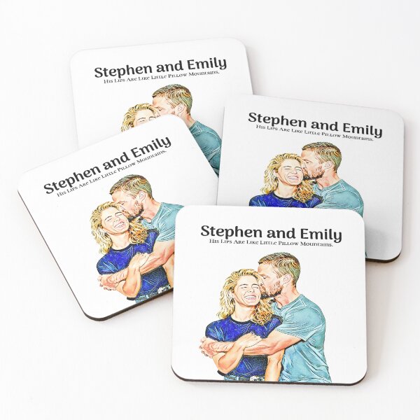 Item preview, Stephen Amell and Emily Bett Rickards designed and sold by Joy Michelle's Art Shop.