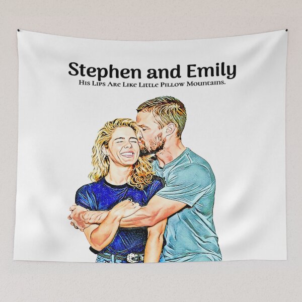 Item preview, Stephen Amell and Emily Bett Rickards designed and sold by Joy Michelle's Art Shop.