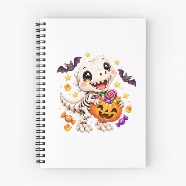 Item preview, Cute Dinosaur Skeleton Trick or Treat designed and sold by MySthore.