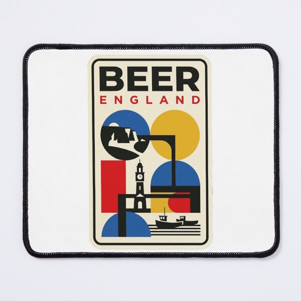 Item preview, Retro Beer Bauhaus Geometric Skyline designed and sold by k3rstman1.