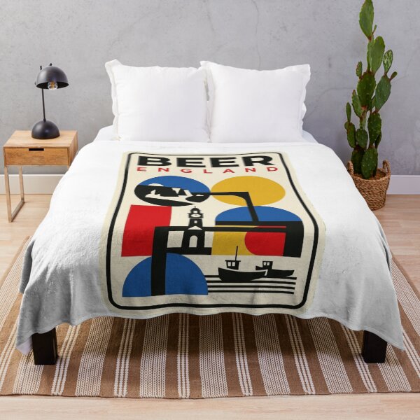 Item preview, Retro Beer Bauhaus Geometric Skyline designed and sold by k3rstman1.