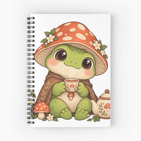 Item preview, Cozy Cottagecore Tea Frog designed and sold by manszoank.