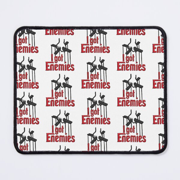 Item preview, White Version: I HAVE ENEMIES – The Puppet Master The Godfather Edition | Hoodie + Cap + T-shirt Cushion designed and sold by puurfectcat.