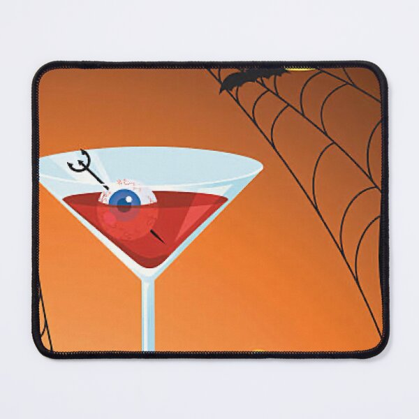 Item preview, Halloween Retro Red Martini Eyeballs Cocktail designed and sold by 1beachbum.