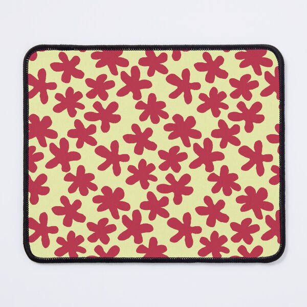 Item preview, Cute Red Daisy Flowers Yellow Seamless Pattern designed and sold by IriArt-Designs.