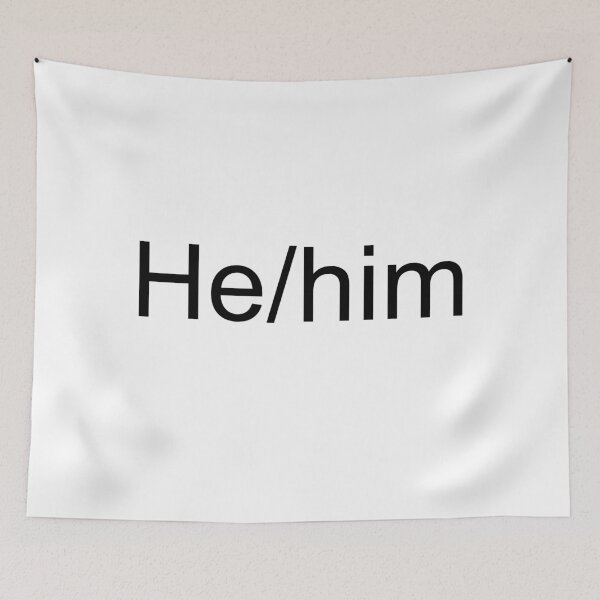 Item preview, Pronouns - He/him designed and sold by AYTFA.