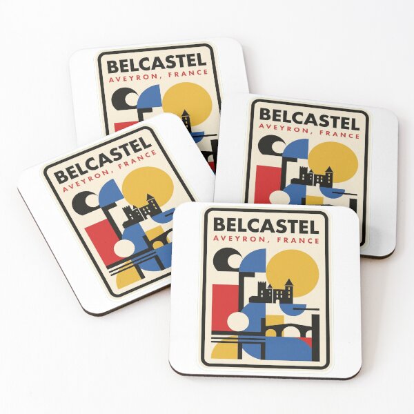 Item preview, Retro Belcastel Bauhaus Geometric Skyline designed and sold by k3rstman1.