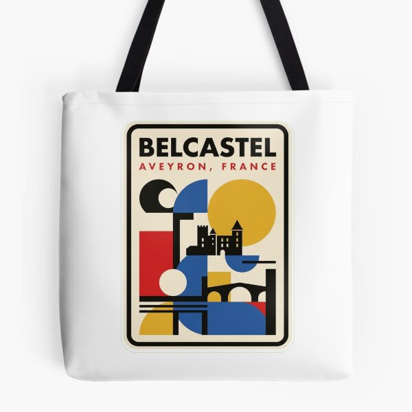 Item preview, Retro Belcastel Bauhaus Geometric Skyline designed and sold by k3rstman1.