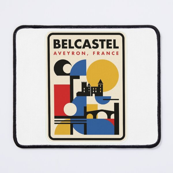 Item preview, Retro Belcastel Bauhaus Geometric Skyline designed and sold by k3rstman1.