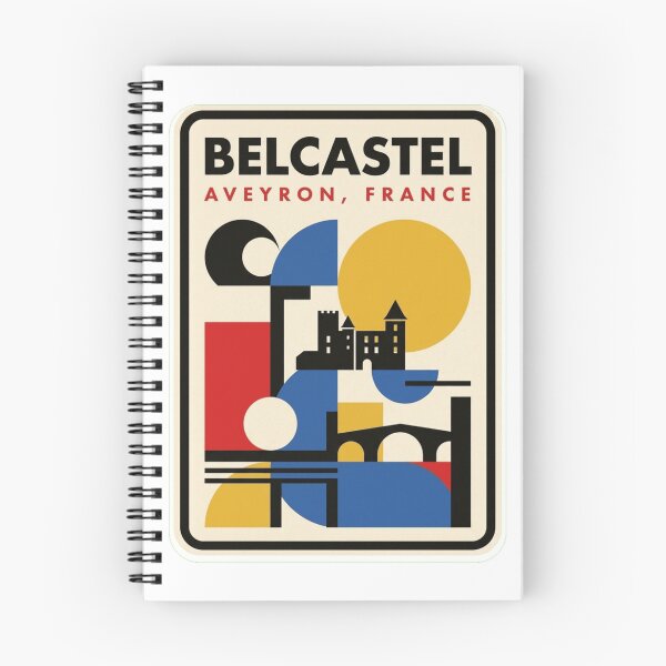 Item preview, Retro Belcastel Bauhaus Geometric Skyline designed and sold by k3rstman1.