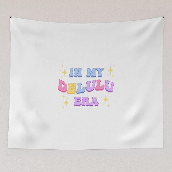 Item preview, In My Delulu Era – Cute Y2K Pastel Aesthetic designed and sold by ralucasrf.