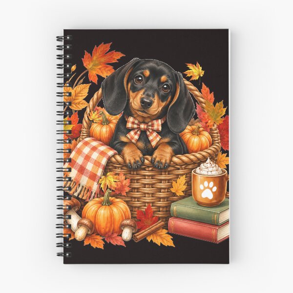 Item preview, Dachshund Dog Autumn Harvest Basket Fall Dog Wiener Dog designed and sold by Cute & Sassy Custom Gifting Boutiques.