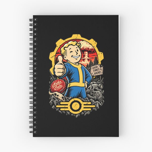 Item preview, Fallout Vault Boy Good Times Ahead Wasteland designed and sold by Pandaburba.