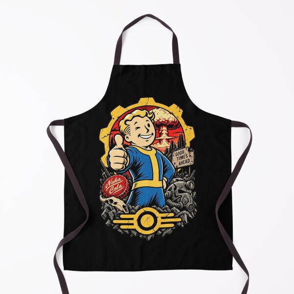 Item preview, Fallout Vault Boy Good Times Ahead Wasteland designed and sold by Pandaburba.