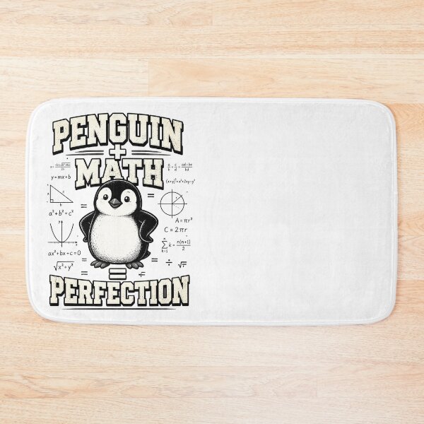Item preview, Penguin Math Equals Perfection Funny Mathematics designed and sold by CalmDownZone ⭐️⭐️⭐️⭐️⭐️.