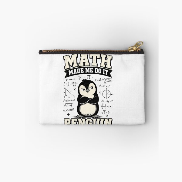 Item preview, Math Made Me Do It Penguin Funny Math designed and sold by CalmDownZone ⭐️⭐️⭐️⭐️⭐️.