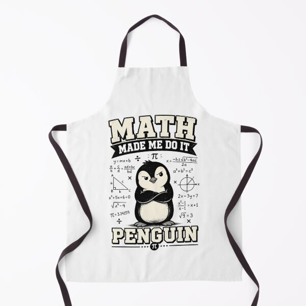 Item preview, Math Made Me Do It Penguin Funny Math designed and sold by CalmDownZone ⭐️⭐️⭐️⭐️⭐️.