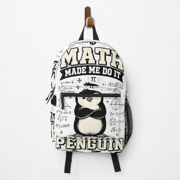 Item preview, Math Made Me Do It Penguin Funny Math designed and sold by CalmDownZone ⭐️⭐️⭐️⭐️⭐️.
