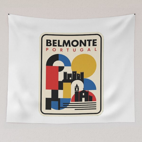 Item preview, Retro Belmonte Bauhaus Geometric Skyline designed and sold by k3rstman1.