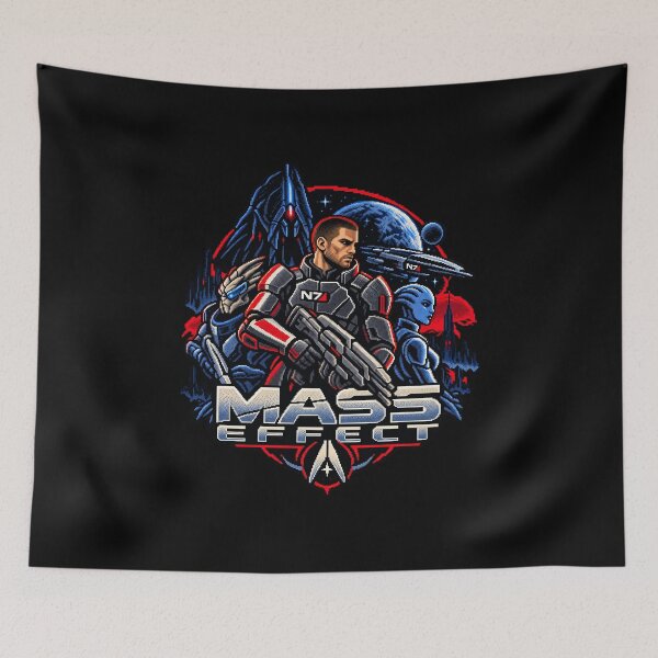 Aperçu de l'œuvre Mass Effect Commander Shepard N7 RPG spatial créée et vendue par Pandaburba.