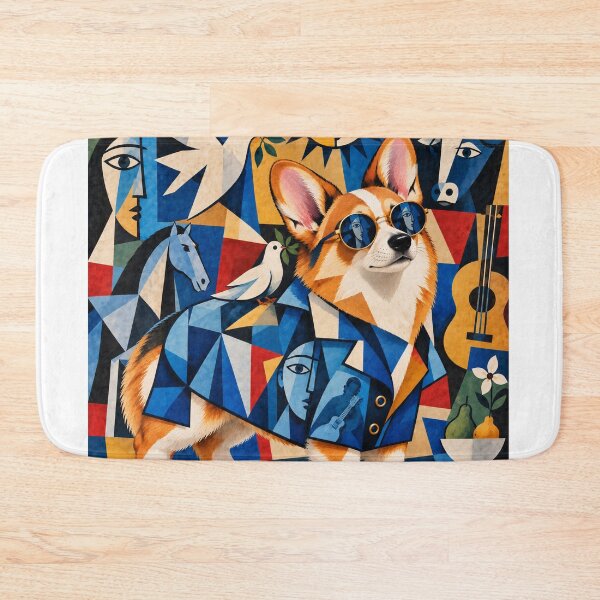 Item preview, Cubist corgi designed and sold by saranagliccuris.