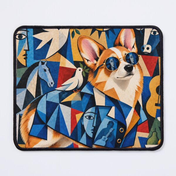 Item preview, Cubist corgi designed and sold by saranagliccuris.