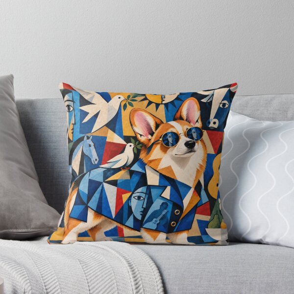 Item preview, Cubist corgi designed and sold by saranagliccuris.