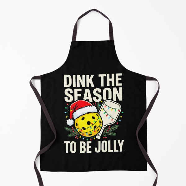 Item preview, Dink The Season To Be Jolly Funny Christmas Pickleball Santa Hat String Lights Holiday Design designed and sold by 519xdesign.