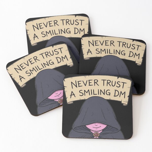 Item preview, Never trust a smiling DM designed and sold by The King's general goods.