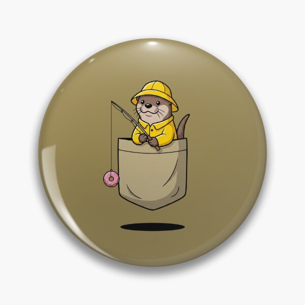 Item preview, Pocket Otter Fishing For A Donut designed and sold by Rare By Hero.