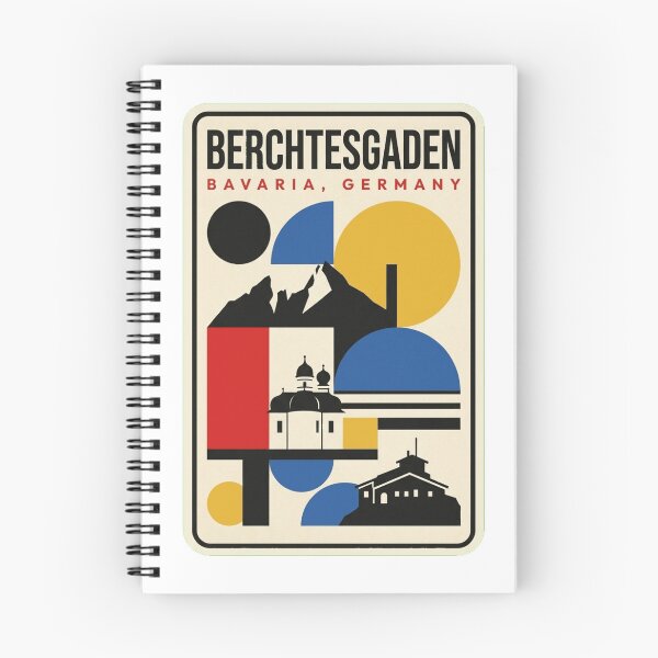 Item preview, Retro Berchtesgaden Bauhaus Geometric Skyline designed and sold by k3rstman1.
