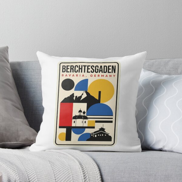 Item preview, Retro Berchtesgaden Bauhaus Geometric Skyline designed and sold by k3rstman1.