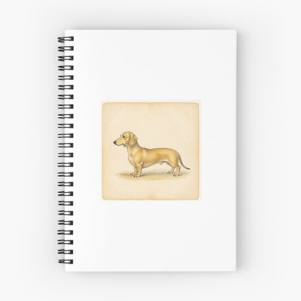 Item preview, Dachshund Vintage Field Guide Art Print designed and sold by TheRandomHuman.