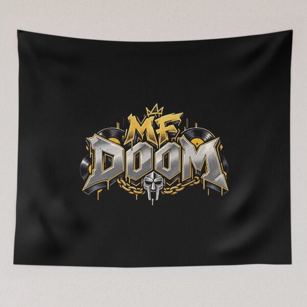 Item preview, MF DOOM Metal Mask Underground Hip Hop designed and sold by Pandaburba.
