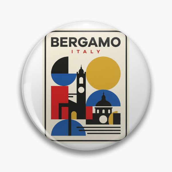 Artikelvorschau, Retro-Bergamo-Bauhaus-Geometrische Skyline entworfen und verkauft von k3rstman1.