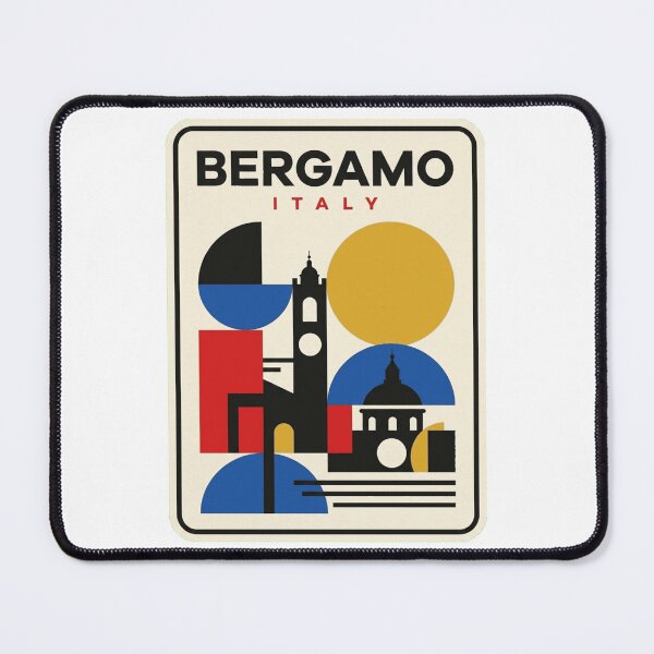 Item preview, Retro Bergamo Bauhaus Geometric Skyline designed and sold by k3rstman1.