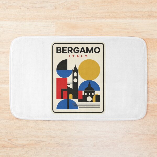 Item preview, Retro Bergamo Bauhaus Geometric Skyline designed and sold by k3rstman1.