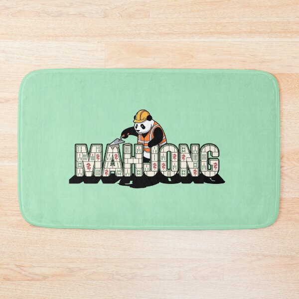 Item preview, Panda Bricklaying With Mahjong Tiles designed and sold by Rare By Hero.