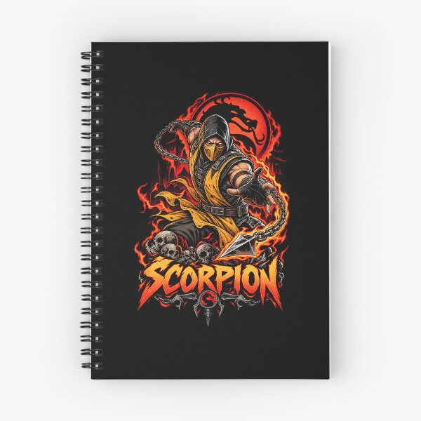 Item preview, Mortal Kombat Scorpion Hellfire Ninja Warrior designed and sold by Pandaburba.
